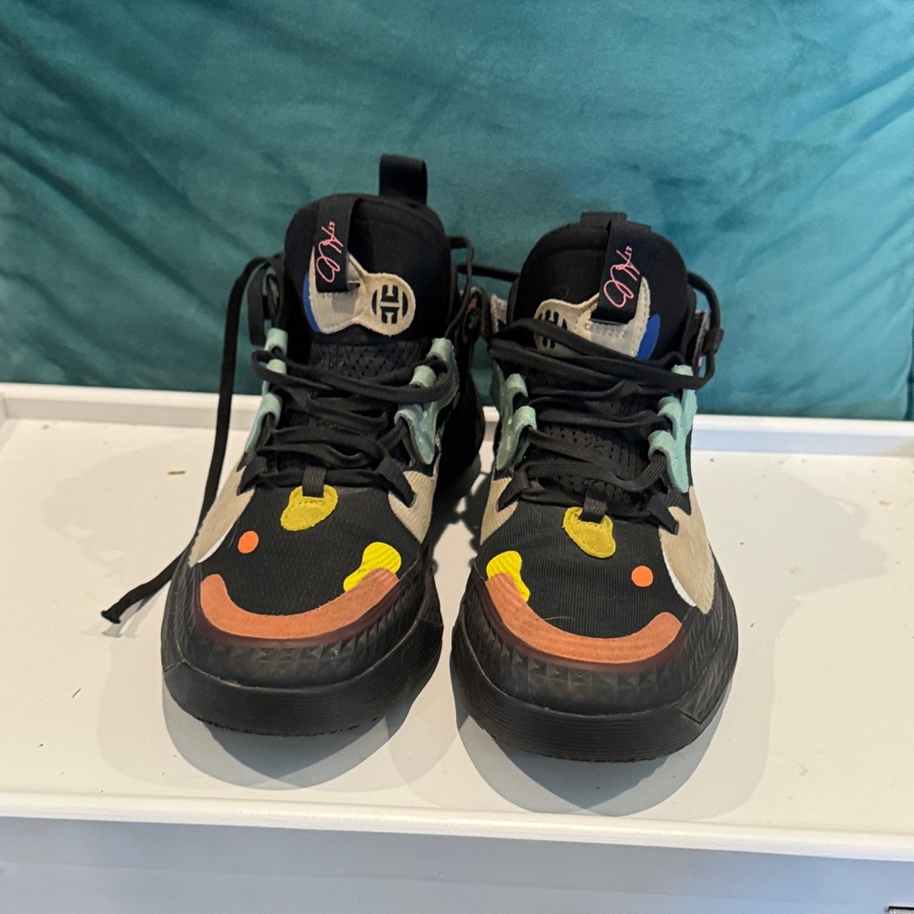 adidas Kids Black Multicolor Sneakers